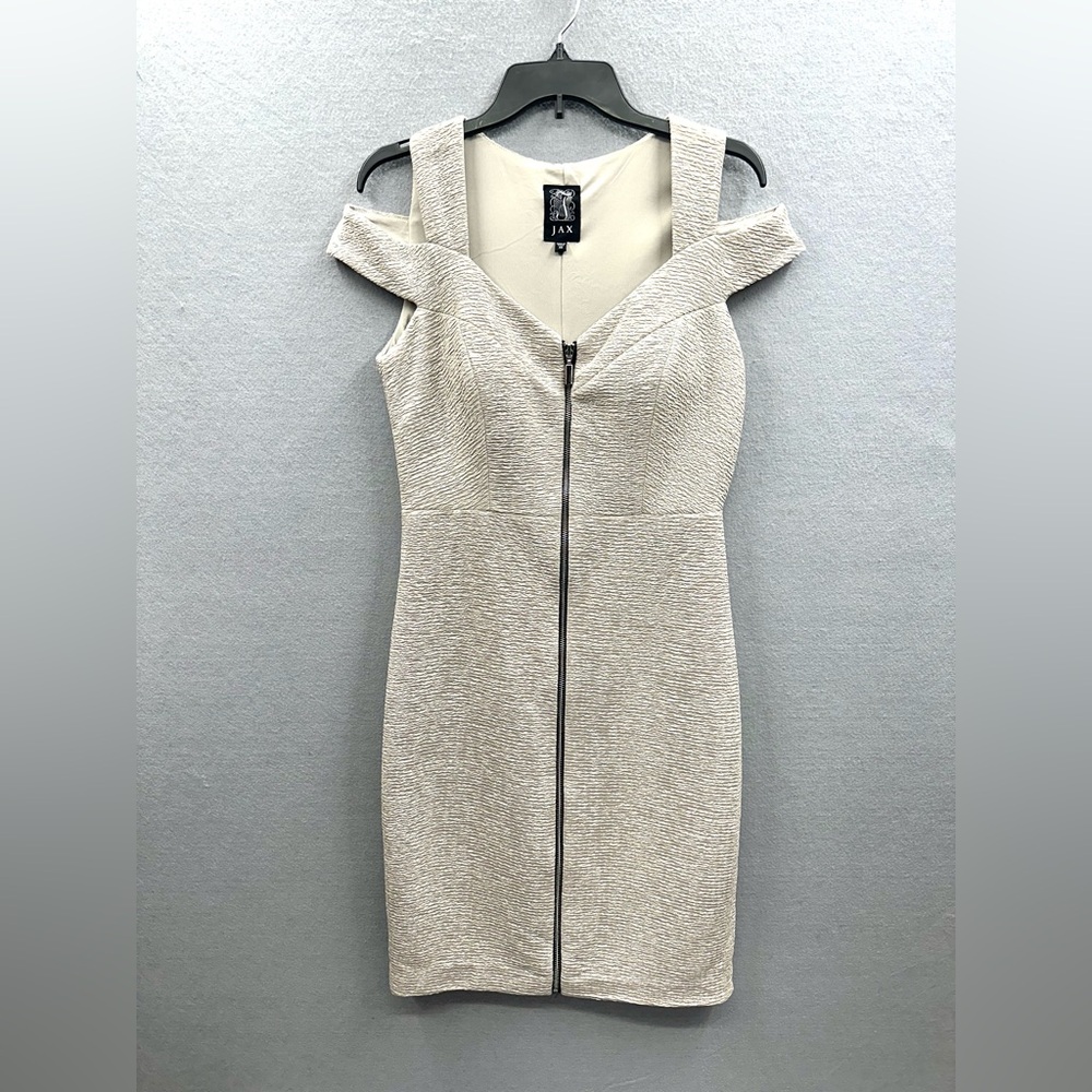 JAX Off Shoulder Mini Dress Sleeveless Bodycon Party Cocktail Evening